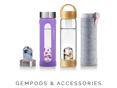 Inu Crystal Water Bottle and Gem Jar Collection