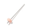 ROSE QUARTZ Crystal Straw - Silver Finish by Crystals for Humanity