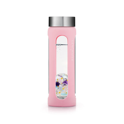 Gem-Water Peekaboo Sleeve - PINK on Miss Unicorn Bottle Straight