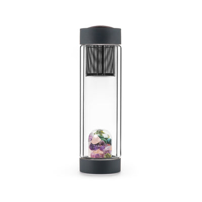 ViA Heat - Beauty - Insulated Crystal Gem-Water Bottle by VitaJuwel