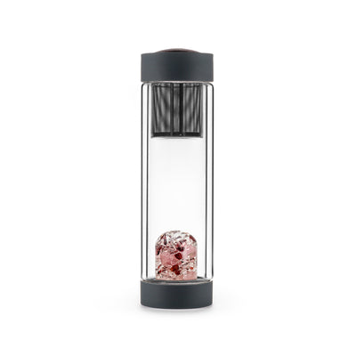 ViA Heat - Love - Insulated Crystal Gem-Water Bottle by VitaJuwel